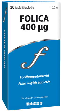 Folica foolhape 400mcg 30tk 